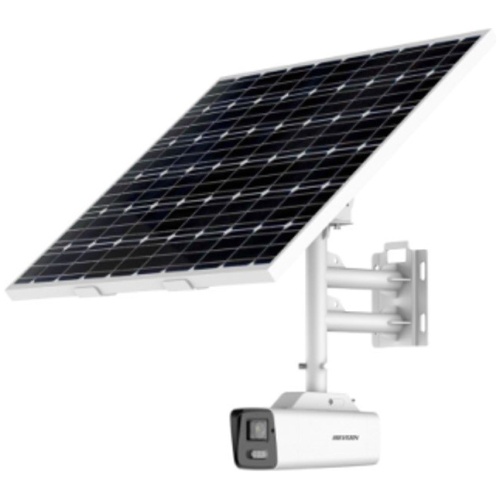 Hikvision 8MP 2.8mm ColourVu Bullet Solar 4G LTE Camera, 80W Panel