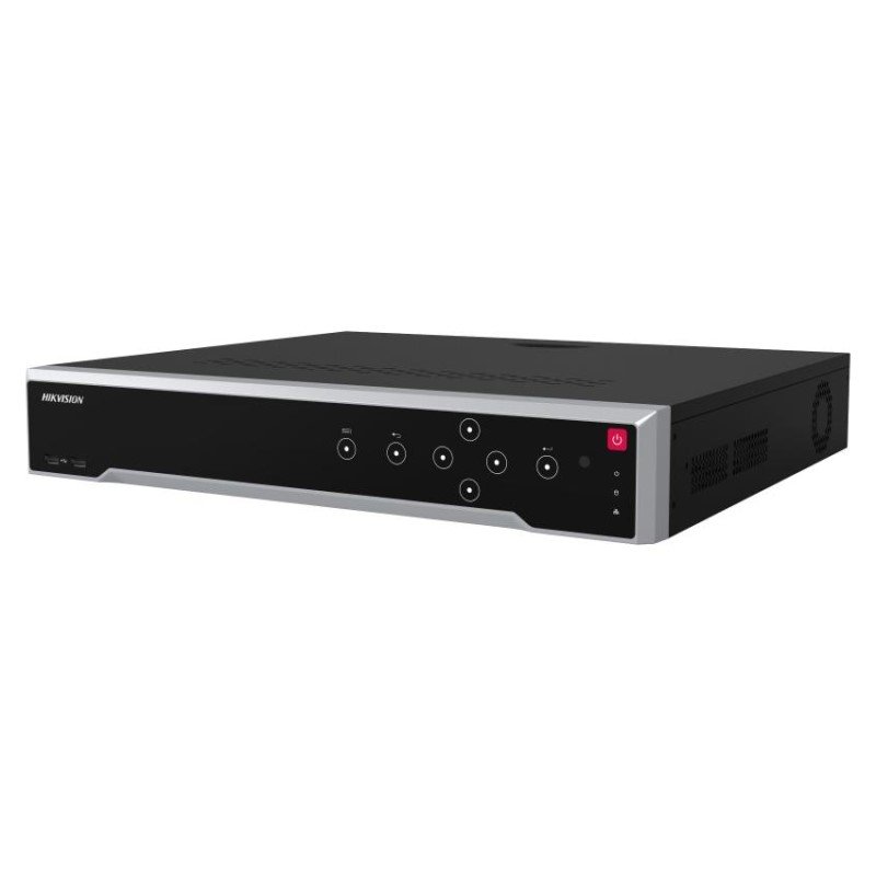 Hikvision 32ch M-Series 16 PoE NVR, 320Mbps, 8K, 4 Bay, 16xPOE, 1.5RU, 4TB