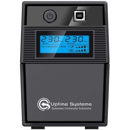Uptime Systems Elite ES650-AVR 650VA Line Interactive Tower UPS with LCD