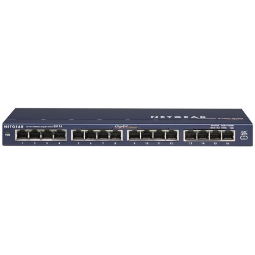 Netgear GS116AU 10/100/1000Mbps Gigabit Switch