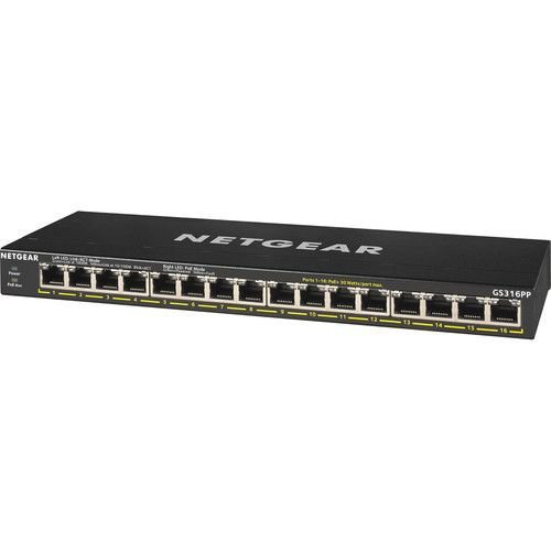 Netgear GS316EPP 16 Port PoE Gigabit Ethernet Plus Switch
