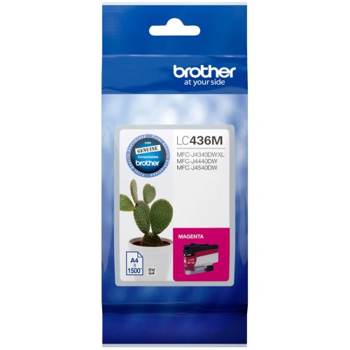 Brother LC-436M Mageenta Ink Cartridge, up to 1500 pages