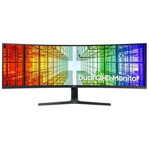 Samsung 49" Curved Dual QHD Monitor,32:9,2xHDMI,DP,USB-C,2xUSB,LAN,VESA