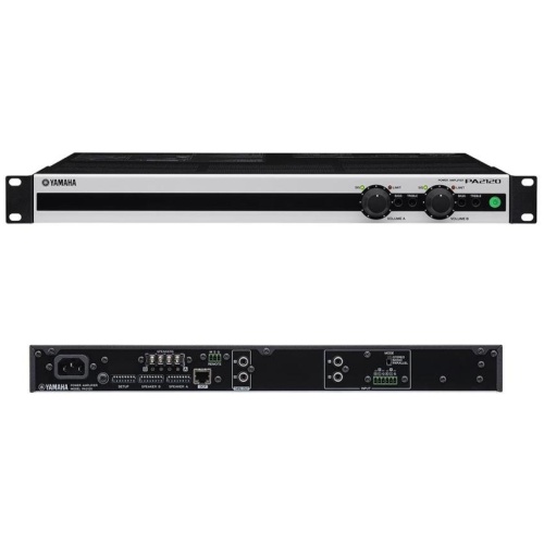 Yamaha PA2120 Power Amplifier, 1 x 200W or 2 x 120W