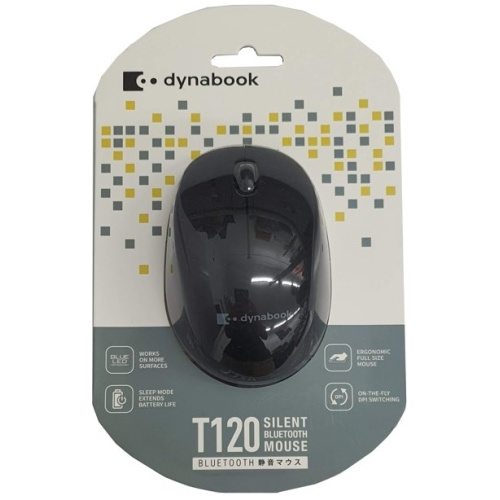 Toshiba Dynabook T120 Bluetooth Optical Mouse, Black