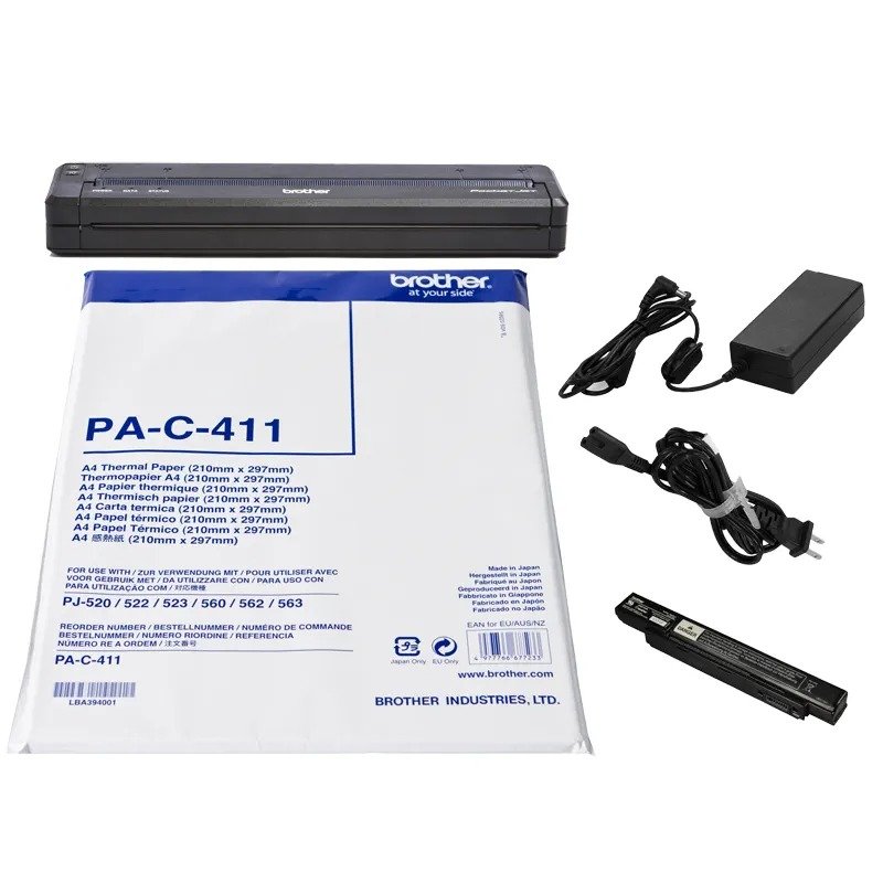 Brother PJ-722 Bundle Pack including: PJ-722, PA-AD-600, PA-BT-002, PA-C-411