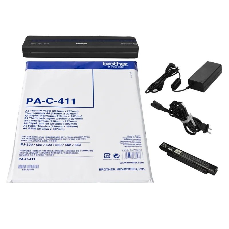 Brother PJ-723 Bundle Pack including: PJ-723, PA-AD-600, PA-BT-002, PA-C-411