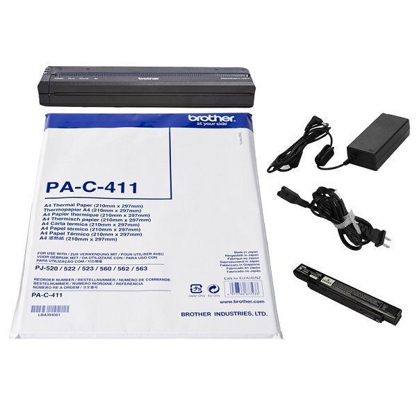Brother PJ-762-BUNDLE-PACK including PJ-762, PA-AD-600, PA-BT-002, PA-C-411
