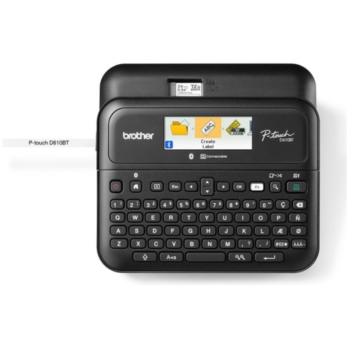 Brother PT-D610BT PC & Bluetooth Connectable Portable P-Touch Labeller (3.5-24mm