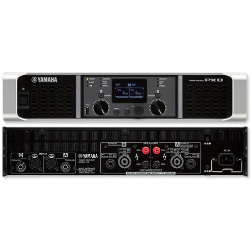 Yamaha PX8 2x 1050W @ 4 ohms. 2x 800W @ 8 ohms. 2x 600W @ 2 ohms.