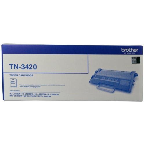 Brother TN-3420 Toner Cartridge, 3000 Yield