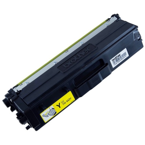 Brother TN-443Y High Yield Yellow Toner, 4000 Pages