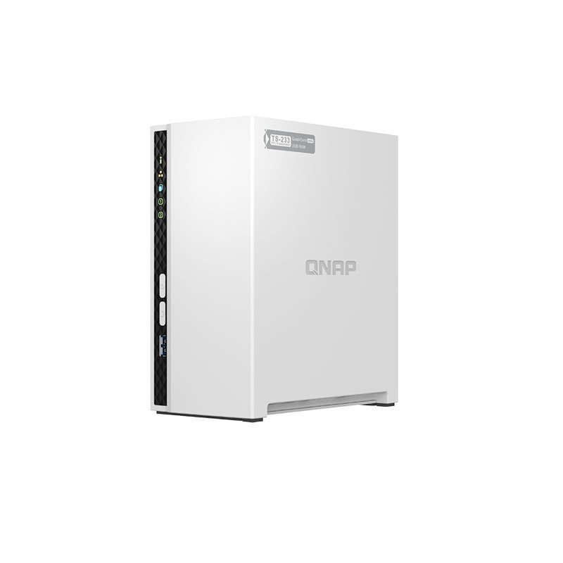 QNAP 2-Bay NAS, ARM QC 2.0Ghz, 2GB, 1xGbE, 2xUSB Tower