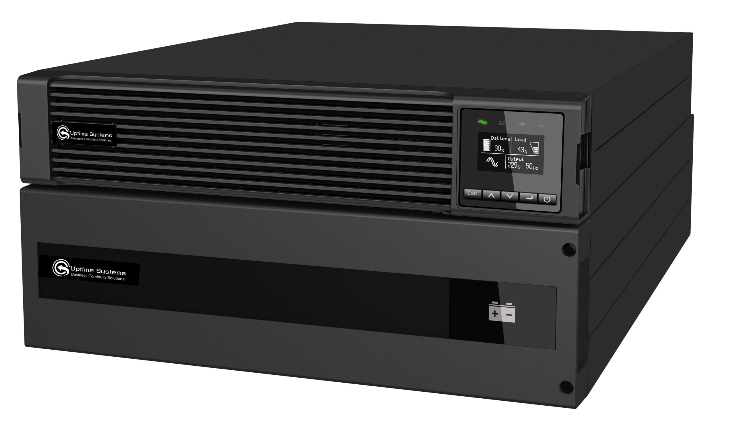 Uptime Systems DC Max Series 3000VA/3KW Online Double Conversion Rack/Tower UPS