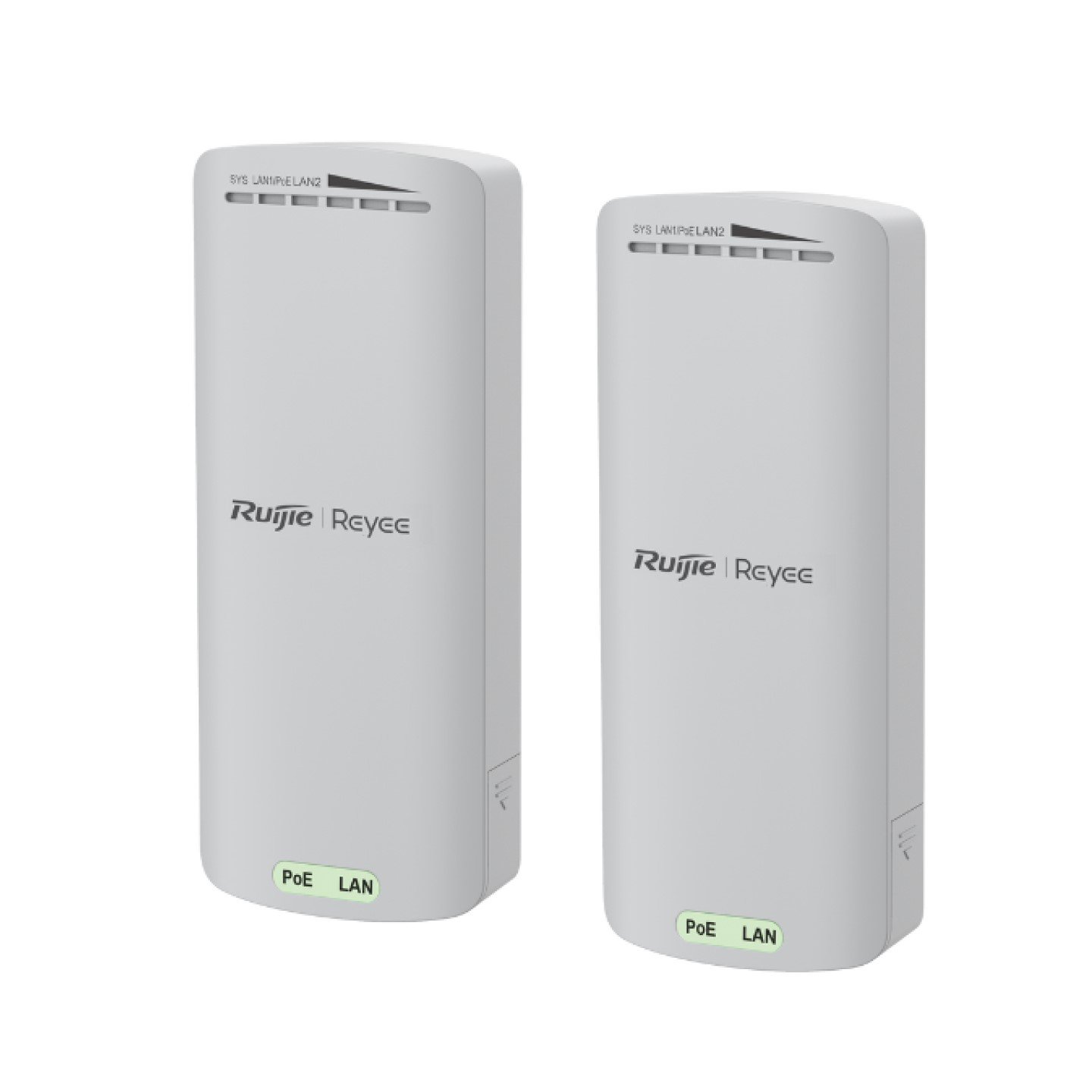 Ruijie Reyee RG-EST100-E 2.4Ghz Dual Strem 500m Wireless Bridge, 2 Pack